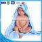 Competitive price cuddle flannel velour custom animal baby towel with hood