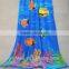 China custom high end photo printed velour beach towel