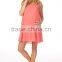 Latest Gorgeous Sleeveless Basic Coral Chiffon Maternity Dress for Women