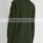 High Quality Custom High Neck Green Sweater Women 2017