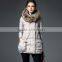 women's fitted short winter luxury down jacket