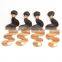 Wholesale 1B/27 Ombre Hair Weaves Body Wave Blonde Virgin Malaysian Human Hair Extension