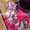 Flower Printing Woven Halloween Dress Up Skirt for Baby Girl