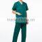 Medical scrubs uniform polyester custom high quality hospitality dress nurse tunic trouser & cap medical scrub v neck suits