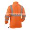 custom winter heavy reflective safety work high visibility fleece jacket