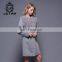 Fine Workmanship Custom Design Cashmere Coat Women Ladies White Long Wool Coats