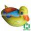 Inflatable water pedal boat for outdoor park equipment