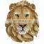 lifelike lion head bust statue wall decoration