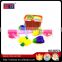 Hot-sale plastic pretend play happy kitchen toys plush fruit toys for kids