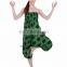 INDIAN GREEN JUMPSUIT ALADDIN YOGA ELEPHANT PRINT HAREM PANT DRESS