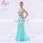 2017 new style sweetheart beaded lace long length mint mermaid prom dress 2017