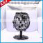 Hot New Products For 2017 Black Metal Glass Candle Holder For Decoration