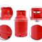 12.5kg lpg gas cylinder with high safety valve empty cooking bottle for sale