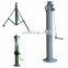 Ground mounting base telescopic antenna mast pole