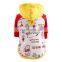 Autumn contrast color Dog Clothes Teddy Graffiti fleece coat Pet hoodie Clothes