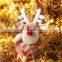 Yarncrafts Hand Made Soft Mr. Elk Animal Wooden Kids Decoration Step Stool
