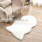 Luxury Home Decorative Long Pile Faux Fur Sheepskin Nature Shape Rug Carpet