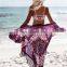 Women Beach Tunic Chiffon Beach Cover Up Long Tassel Beach Cardigan Feminino Swimsuit Bathing Suit Cover-Ups Pareo