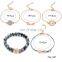 bracelets jewelry sets Love Letter World Map Turtle 5pcs/Set Bracelet For Women jewellery bangles