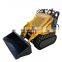 Four wheel and crawler cheap compact mini skid steer loaders for sale