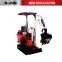 China 0.8 ton mini digger excavator garden excavator machine