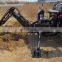 LW series small wheel tractor  excavator backhoe for sales