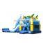 Dolphin Themed Water Bouncing Castle Combo Kids Jumping Castle With Water Slide