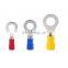 Hampool Factory Supply PVC Different Sizes Nautical Pre-insulated Brass Ring Terminal
