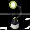 Portable Led camping lamp plastic multi-light effect camping lamp usb charging power bank camping lamp outdoor light