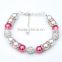 Cheap jewelry with high quality plastic bead bracelet