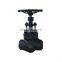 Tyco Valve China Factory Socket Weld SW A105  Forged Steel Manual Handwheel Globe Valve