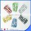 Metal material shiny PET coated iron wire cup shape paper clip