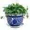 7 Different Sizes SET Jingdezhen Blue and White Ceramic Garden Flower Plant Pots Wholesale