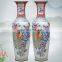 Famille rose Ceramic Large Floor Standing Vases For Retail And Wholesale