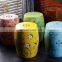 Most popular  ceramic flower and bird hand painted garden stool for home garden decorative