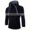 Custom-made men's cotton polyester pure white Zipper pullover Hoodie men's hoodie wholesale