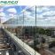 Modern Commercial Good Vision Plexiglass Balcony Railing U Channel Frameless Glass Balustrade