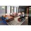 Modern LED design sectional cama couch living room sofa set with chaise