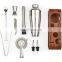 Mixology Bartender Kit 10-Piece Bar Tool Set with Stylish Bamboo Stand Home Bartending Kit and Martini Cocktail Shaker Sets