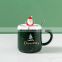 Affordable Creative Japanese Santa Luxury Christmas White Cup Ceramic Tea Cute Custom Coffee Mug