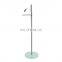Decorative glass toilet roll paper holder