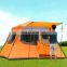 Large automatic pop up 6 to 8 person family living room inflatable camping tent