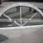 Low price beautiful upvc arch shaped windows for sale