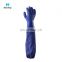 Morntrip Industrial safety construction anti slip grip heavy duty Cotton Blend Blue PVC coated gardening working gloves