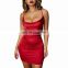 Online shopping Prime quality silk satin stretchy women's club dresses mini casual latest fashion sexy dress manufacturer