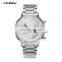SINOBI Mens Style Watches S9829G Creative Men Watch Luminous with Date Window Chronograph Timepiece Clock Watch