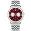 High Quality Japan Movement 3 eyes Dress Fashion Suppliers Men Quartz Watch Wholesale Men Slim Minimalistic Silver Watch