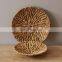 Hot Sale 100% nature Woven Water Hyacinth Straw Wall Decor Baskets Custom Size Wholesale Vietnam Manufacturer