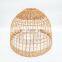 New Arrival 2023 Wicker Woven Lamp Light Shade Hot Unique Rattan Lamp Shade Hanging Pendant Light Best Wholesale