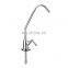 Drinking Water Filter Tap Chrome Swan Neck Modern European Style Fits All Water Filter Systems & RO Kitchen Faucets